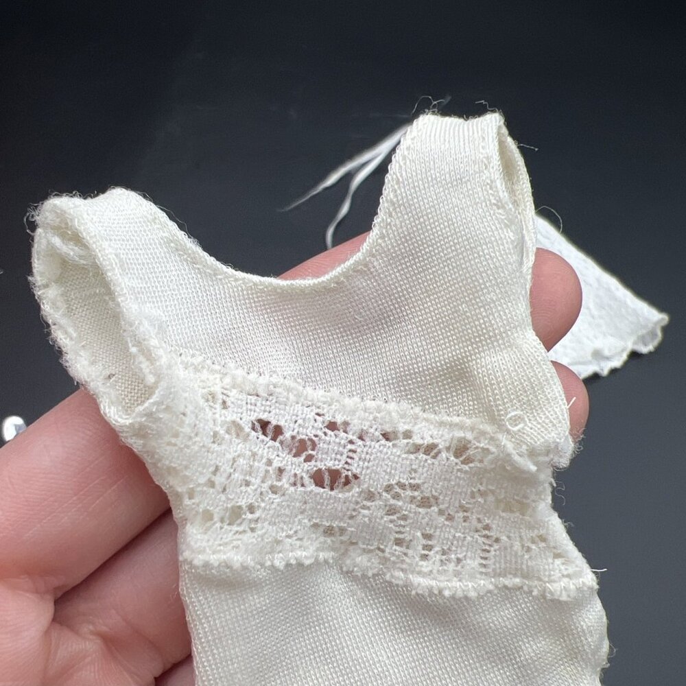 Vintage 1978 Kenner Darci White Swimsuit Cover up / Sarong & Heels - Picture 5 of 16